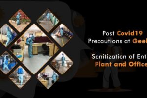 Post Covid 19 Precautions at Geekay – Santization of Plant and Offices