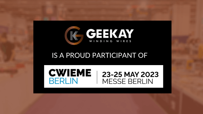 CWIEME Berlin 2023 Participant - G K Winding Wires, Magnet Wire Supplier
